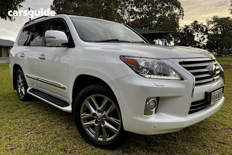 White 2012 Lexus LX570 Wagon