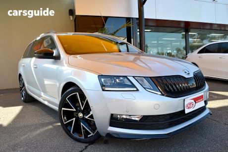 Silver 2020 Skoda Octavia Wagon Sport