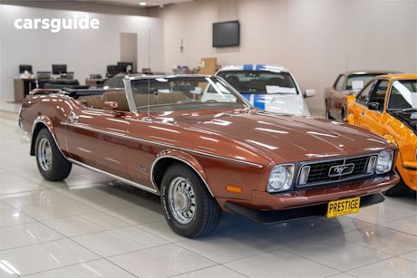 Brown 1973 Ford Mustang Convertible