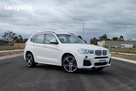 White 2016 BMW X3 Wagon Xdrive 30D