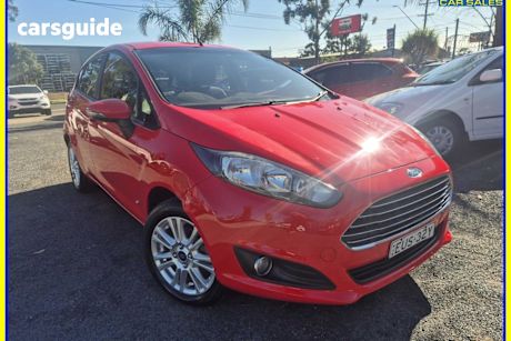 Red 2013 Ford Fiesta Hatchback Trend