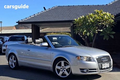 Silver 2009 Audi A4 Cabriolet 1.8T Cabriolet