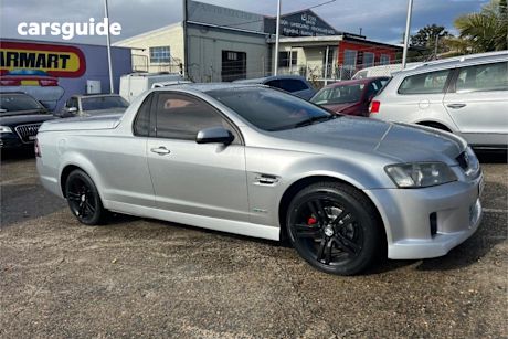 Silver 2009 Holden Commodore Utility SV6