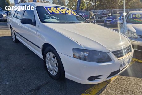 White 2009 Ford Falcon Wagon XT (lpg)
