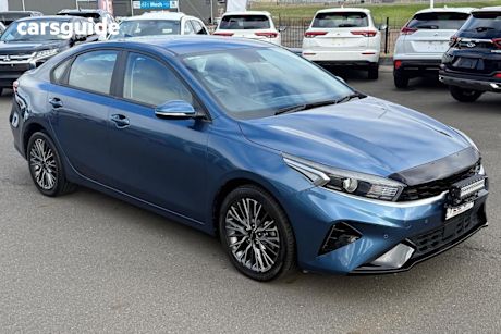 Blue 2021 Kia Cerato Sedan Sport+
