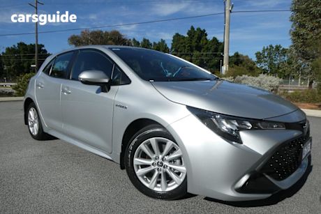 Silver 2023 Toyota Corolla Hatchback Ascent Sport Hybrid
