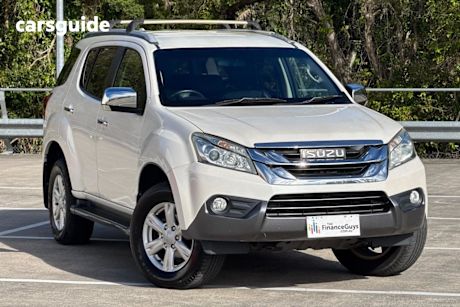White 2015 Isuzu MU-X Wagon LS-T (4X4)