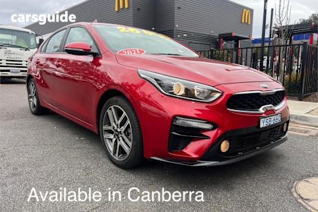 Red 2021 Kia Cerato Sedan Sport NAV