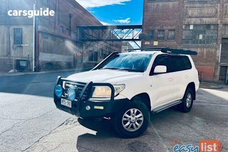 White 2007 Toyota Landcruiser Wagon GXL (4X4)