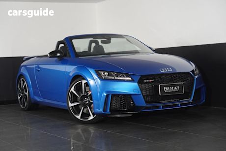 Blue 2018 Audi TT Roadster RS Quattro