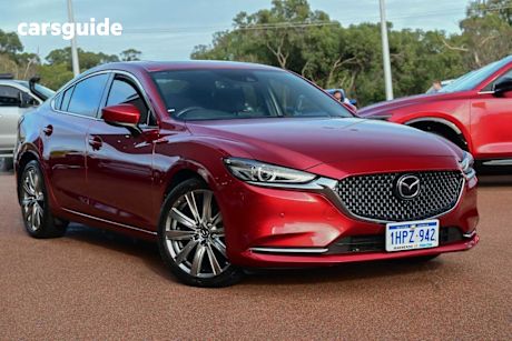 Red 2022 Mazda 6 Sedan Atenza