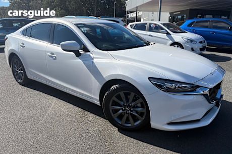White 2024 Mazda 6 Sedan G25 Sport