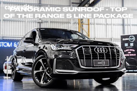 Black 2023 Audi Q7 Wagon 55 Tfsi S Line Quattro Mhev