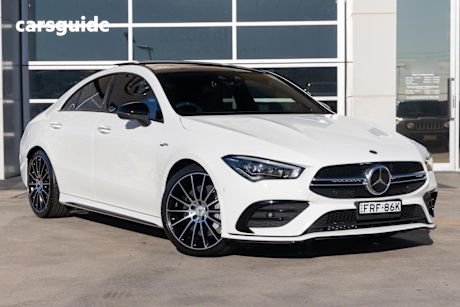 White 2020 Mercedes-Benz CLA35 Coupe 4Matic