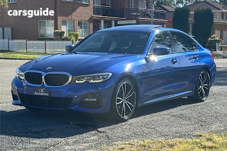Blue 2019 BMW 330I Sedan M Sport