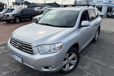 Silver 2008 Toyota Kluger Wagon Grande (fwd)