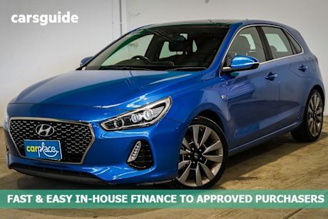 Blue 2018 Hyundai I30 Hatchback SR Premium