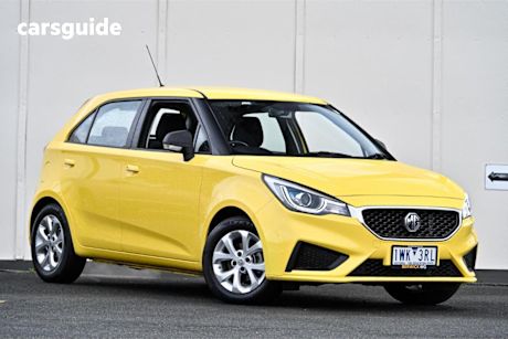 Yellow 2022 MG MG3 Hatchback Core
