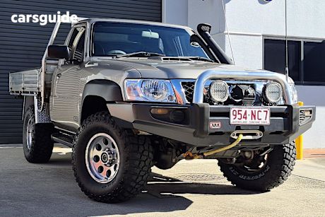Brown 2007 Nissan Patrol Coil Cab Chassis ST (4X4)