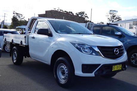 White 2019 Mazda BT-50 Cab Chassis XT (4X2) (5YR)