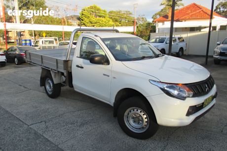White 2016 Mitsubishi Triton Cab Chassis GLX