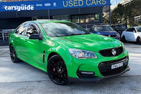 Green 2017 Holden Commodore Sedan SS-V Redline