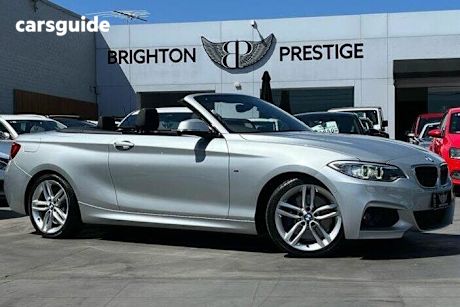 Silver 2017 BMW 230I Convertible M Sport