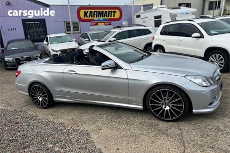 Silver 2012 Mercedes-Benz E250 Cabriolet Avantgarde B.E