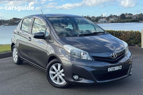 Grey 2012 Toyota Yaris Hatchback YRX