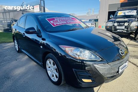 Black 2009 Mazda 3 Sedan Maxx Sport