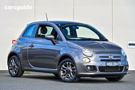 Grey 2013 Fiat 500 Hatchback Sport