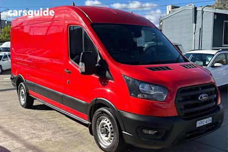 Red 2020 Ford Transit Commercial 350L (Mid Roof)