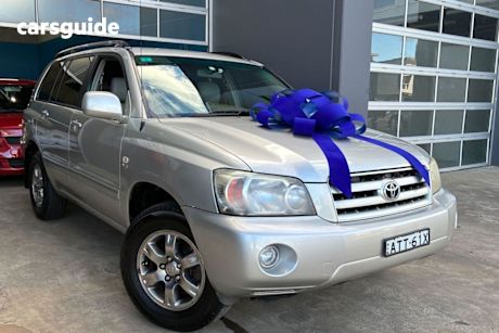 Silver 2005 Toyota Kluger Wagon CVX (4x4) MCU28R
