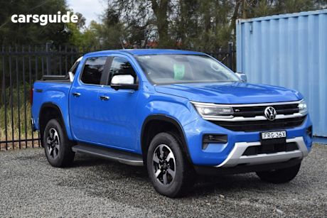 Blue 2024 Volkswagen Amarok Dual Cab Utility Style TDI600 4Motion