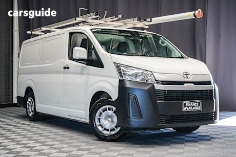 White 2022 Toyota Hiace Van LWB (panel Option)