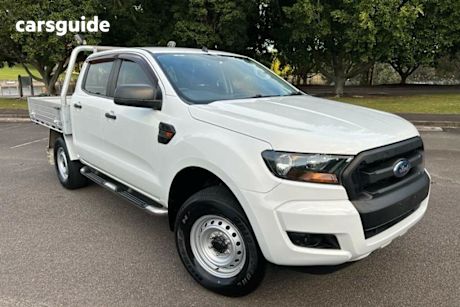 White 2016 Ford Ranger Crew Cab Chassis XL 2.2 HI-Rider (4X2)