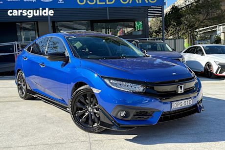 Blue 2017 Honda Civic Sedan RS