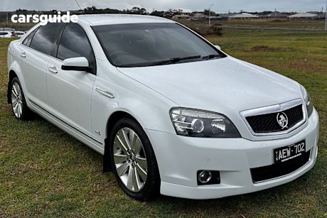 White 2012 Holden Caprice Sedan