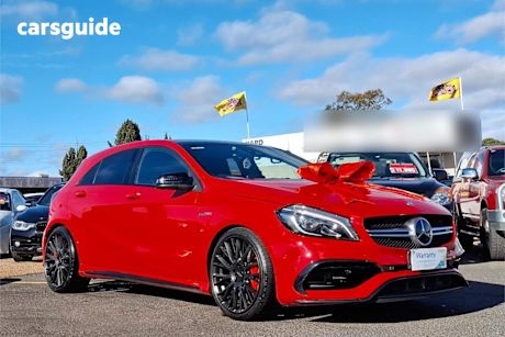 Red 2016 Mercedes-Benz A45 Hatchback AMG