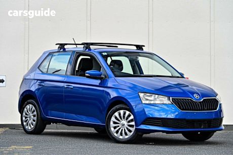 Blue 2020 Skoda Fabia Hatchback 81 TSI