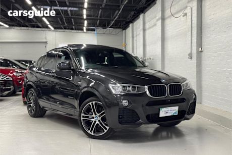 Grey 2017 BMW X4 Coupe Xdrive 20D