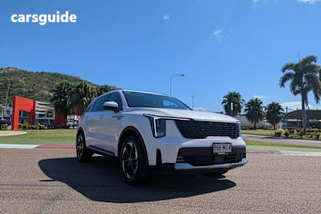 White 2024 Kia Sorento Wagon Sport+ 7 Seat