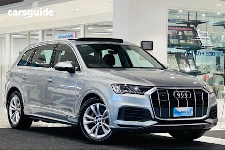 Silver 2023 Audi Q7 Wagon 45 TDI Quattro Mhev