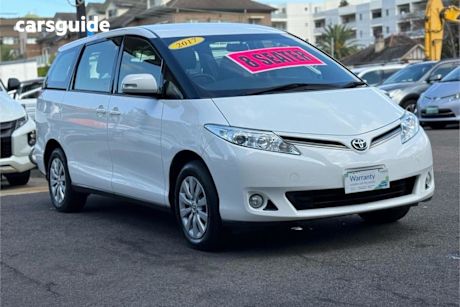 White 2017 Toyota Tarago Wagon GLI