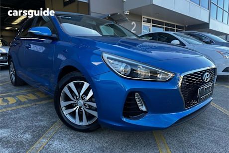 Blue 2018 Hyundai I30 Hatchback Active