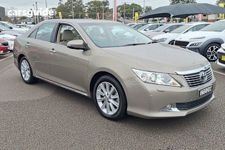 Beige 2014 Toyota Aurion Sedan Presara