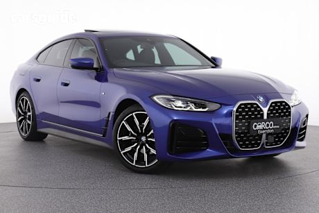 Blue 2022 BMW 420I Coupe M Sport Gran Coupe