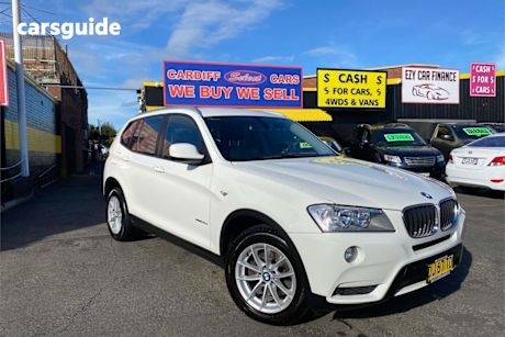 White 2011 BMW X3 Wagon Xdrive 20D