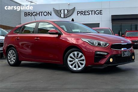Red 2020 Kia Cerato Hatchback S