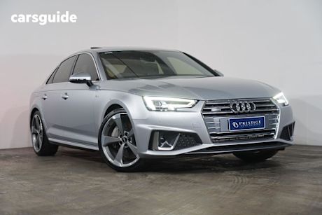 Silver 2020 Audi A4 Sedan 45 Tfsi Quattro S Line Mhev